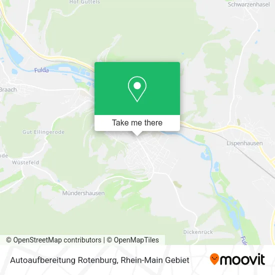 Карта Autoaufbereitung Rotenburg
