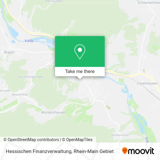 Карта Hessischen Finanzverwaltung