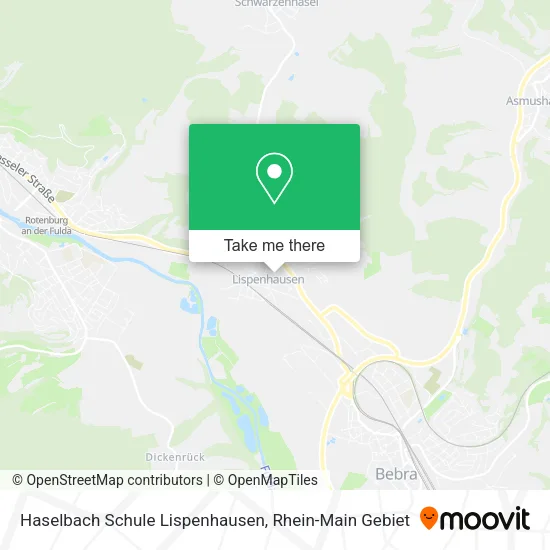 Карта Haselbach Schule Lispenhausen