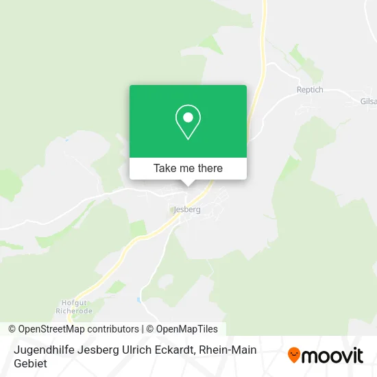 Карта Jugendhilfe Jesberg Ulrich Eckardt