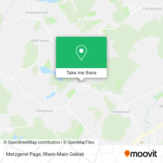 Карта Metzgerei Page