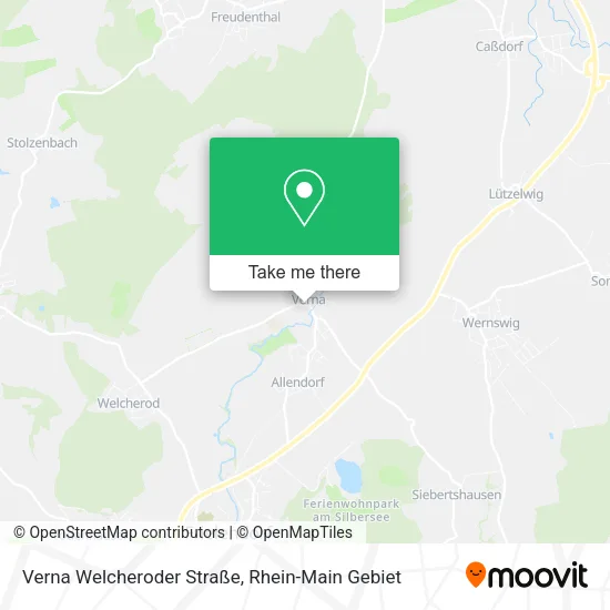 Карта Verna Welcheroder Straße