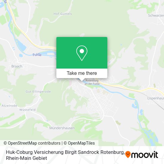 Карта Huk-Coburg Versicherung Birgit Sandrock Rotenburg