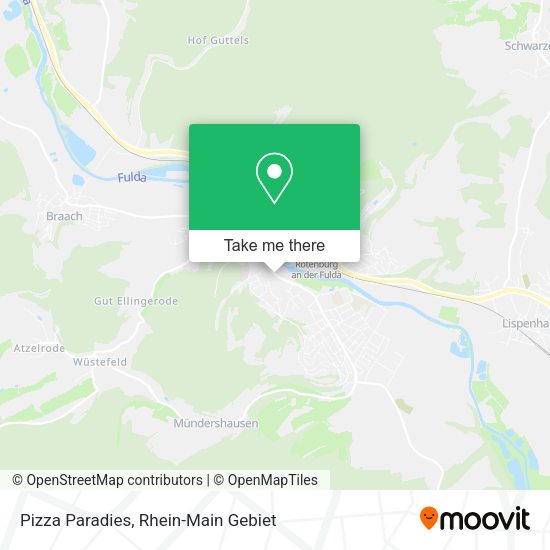 Карта Pizza Paradies