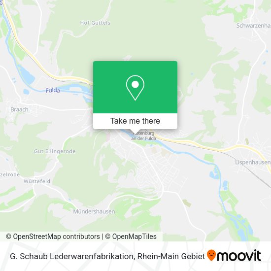 Карта G. Schaub Lederwarenfabrikation
