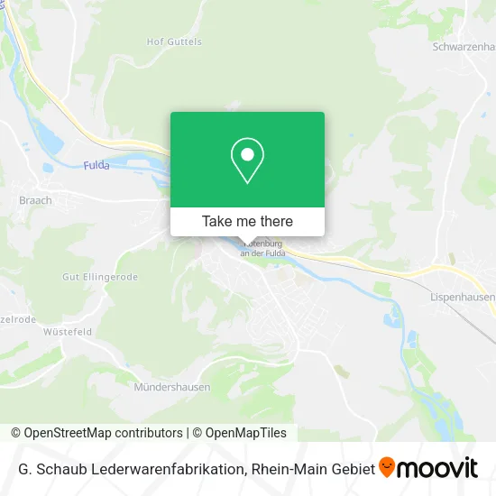 Карта G. Schaub Lederwarenfabrikation