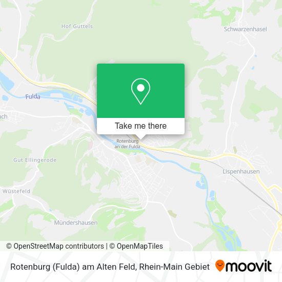 Карта Rotenburg (Fulda) am Alten Feld