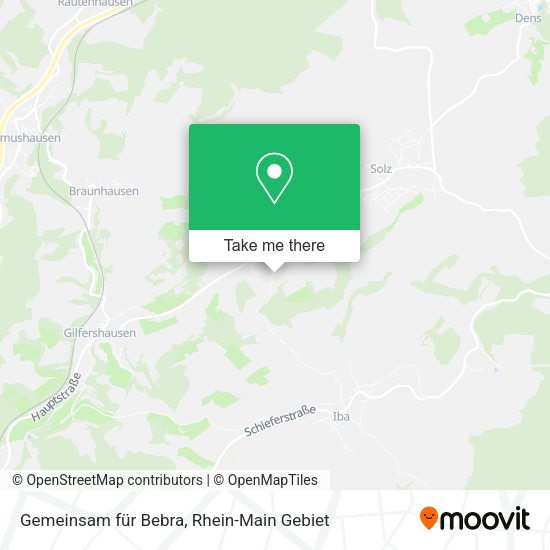 Карта Gemeinsam für Bebra