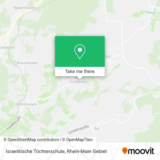 Карта Israelitische Töchterschule