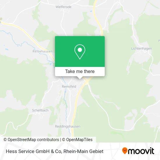 Карта Hess Service GmbH & Co