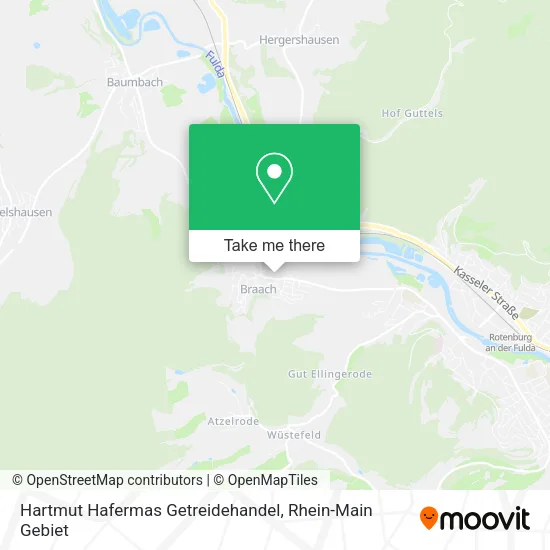 Карта Hartmut Hafermas Getreidehandel
