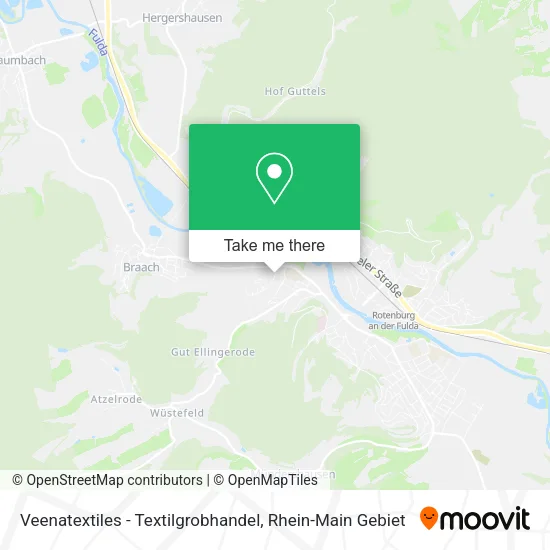 Карта Veenatextiles - Textilgrobhandel