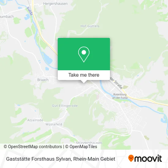 Карта Gaststätte Forsthaus Sylvan