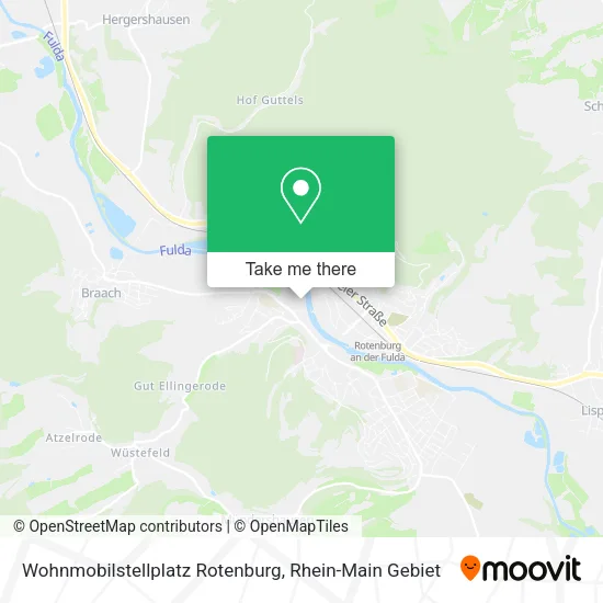 Карта Wohnmobilstellplatz Rotenburg