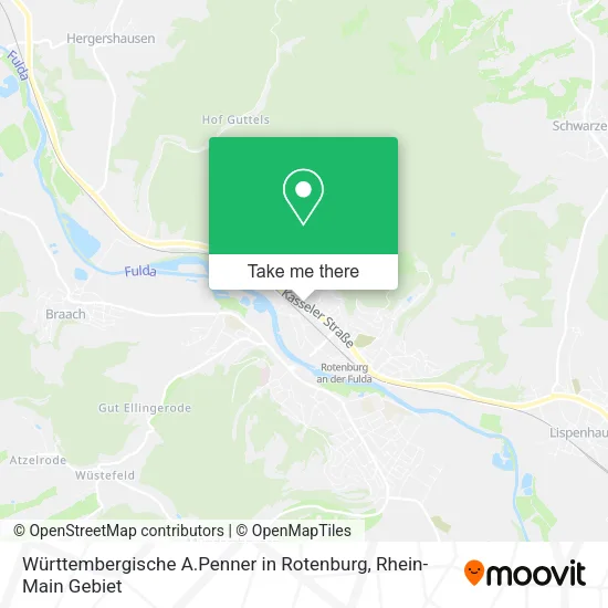 Карта Württembergische A.Penner in Rotenburg