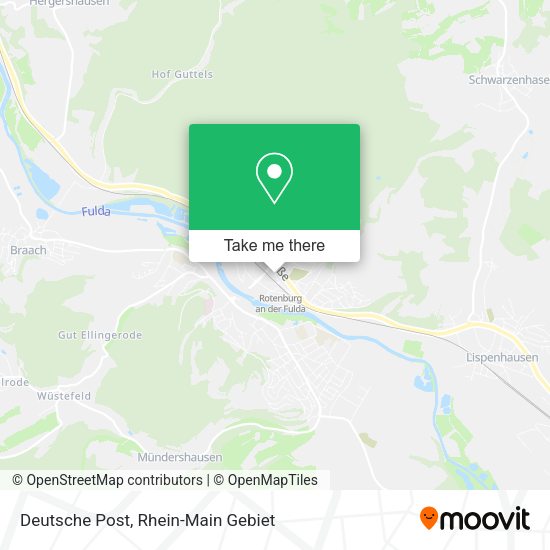 Карта Deutsche Post