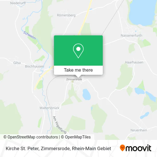 Kirche St. Peter, Zimmersrode map