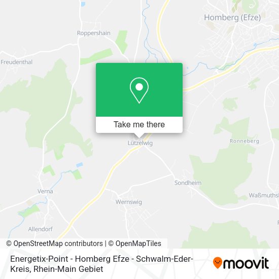 Карта Energetix-Point - Homberg Efze - Schwalm-Eder-Kreis