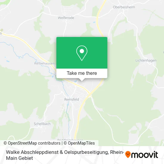 Карта Walke Abschleppdienst & Oelspurbeseitigung