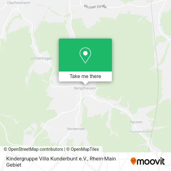Карта Kindergruppe Villa Kunderbunt e.V.