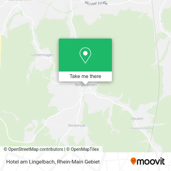 Карта Hotel am Lingelbach