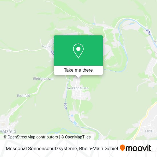Карта Mesconal Sonnenschutzsysteme