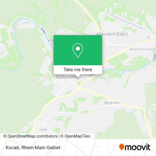 Карта Kocab