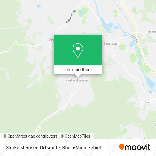 Карта Sterkelshausen Ortsmitte