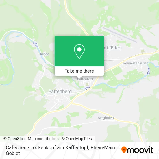 Карта Caféchen - Lockenkopf am Kaffeetopf