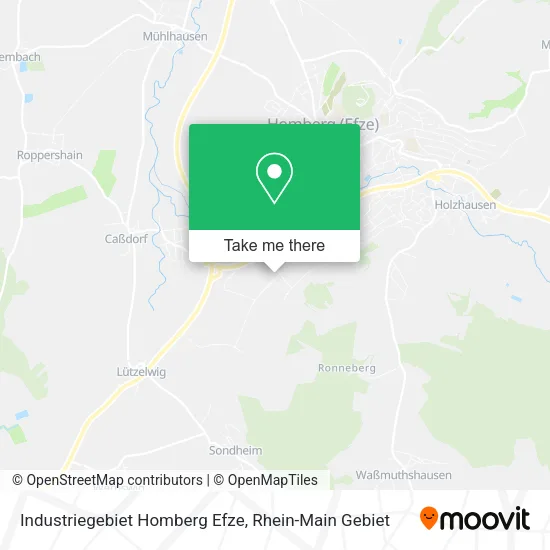 Карта Industriegebiet Homberg Efze
