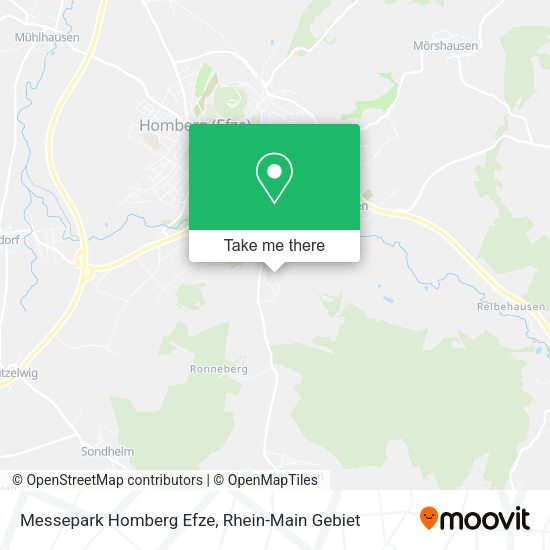 Карта Messepark Homberg Efze