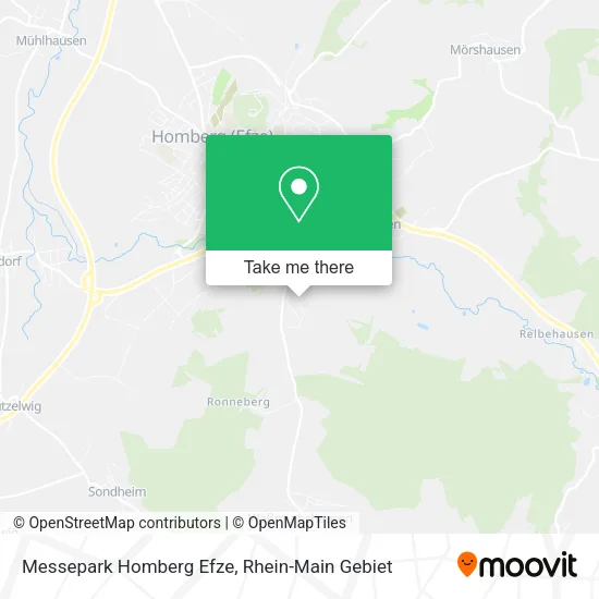 Карта Messepark Homberg Efze