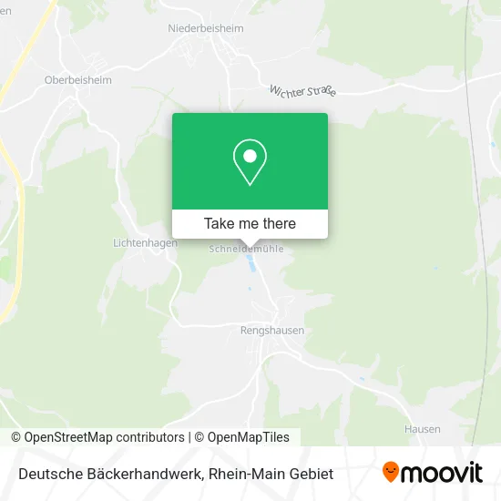 Карта Deutsche Bäckerhandwerk