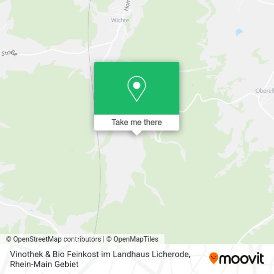 Карта Vinothek & Bio Feinkost im Landhaus Licherode