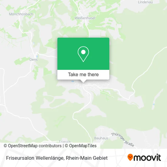 Карта Friseursalon Wellenlänge