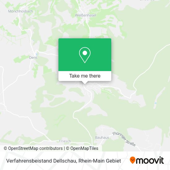 Карта Verfahrensbeistand Dellschau