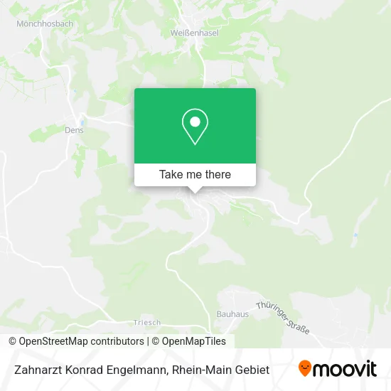 Карта Zahnarzt Konrad Engelmann