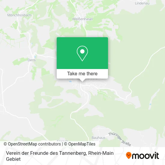 Карта Verein der Freunde des Tannenberg
