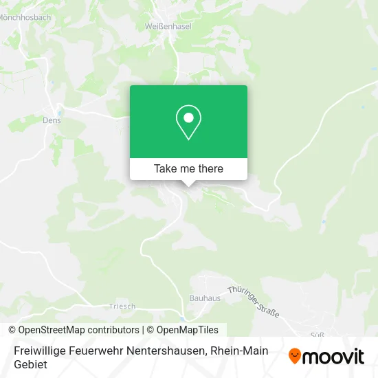 Карта Freiwillige Feuerwehr Nentershausen