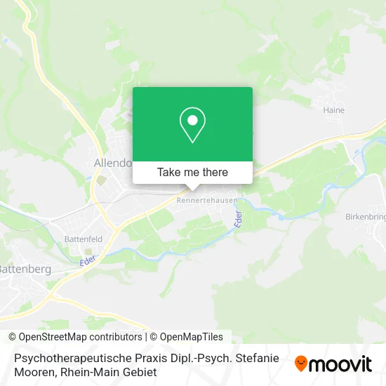 Карта Psychotherapeutische Praxis Dipl.-Psych. Stefanie Mooren