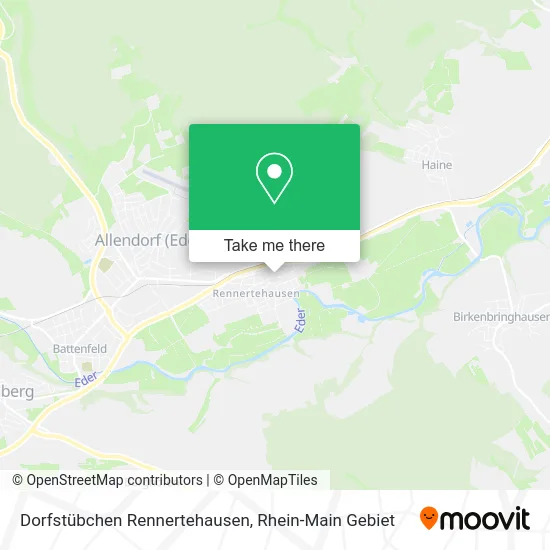 Карта Dorfstübchen Rennertehausen