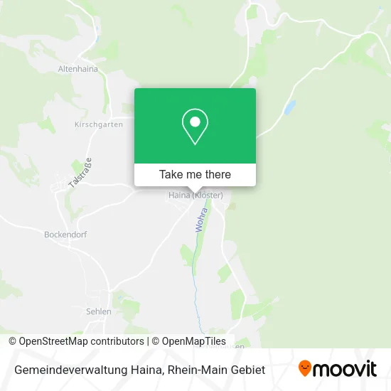 Карта Gemeindeverwaltung Haina