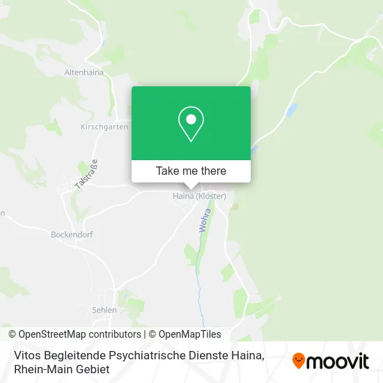 Карта Vitos Begleitende Psychiatrische Dienste Haina