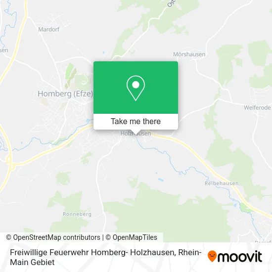 Карта Freiwillige Feuerwehr Homberg- Holzhausen