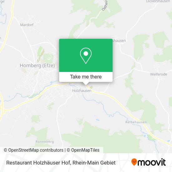 Карта Restaurant Holzhäuser Hof