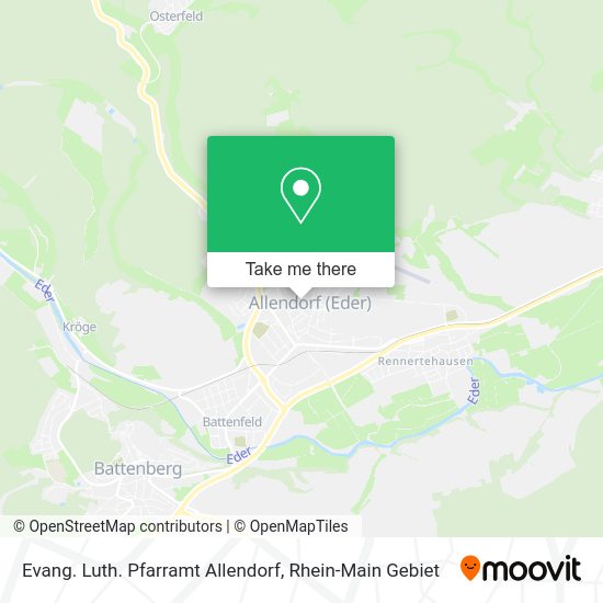 Карта Evang. Luth. Pfarramt Allendorf
