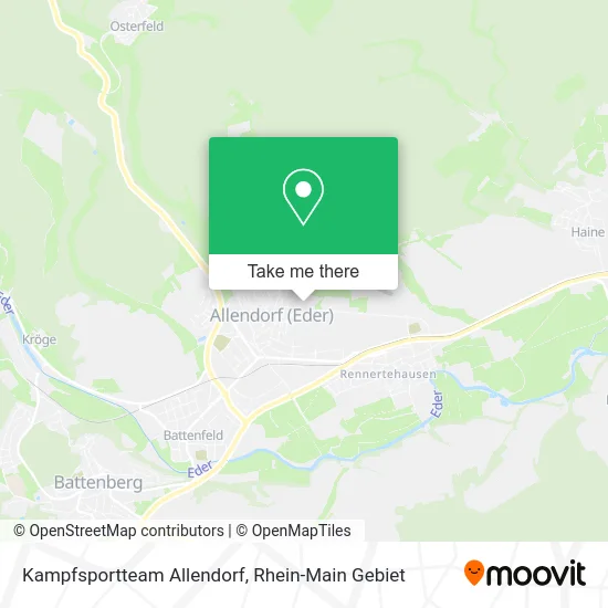 Карта Kampfsportteam Allendorf