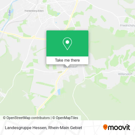 Карта Landesgruppe Hessen