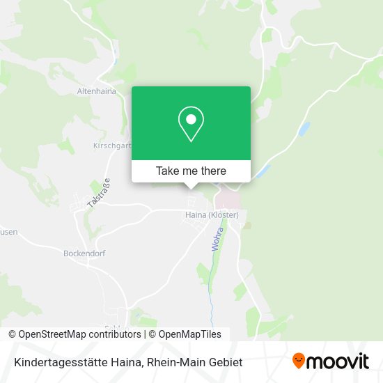 Карта Kindertagesstätte Haina