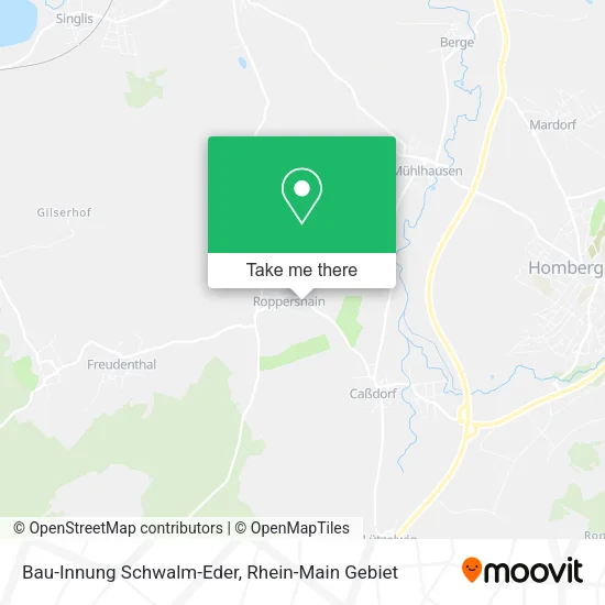 Карта Bau-Innung Schwalm-Eder